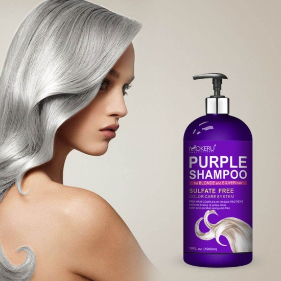 Herbal natural purple hair shampoo