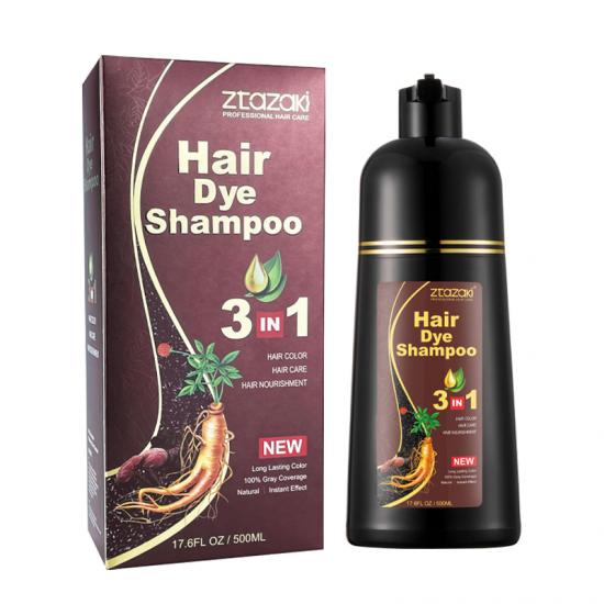 500ml hair color shampoo