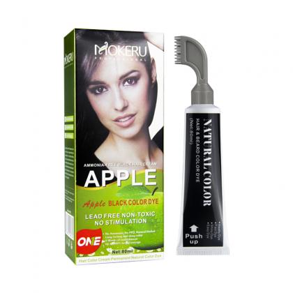 80ml apple hair color dye with comb
