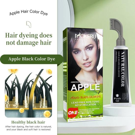 80ml apple hair color dye with comb
